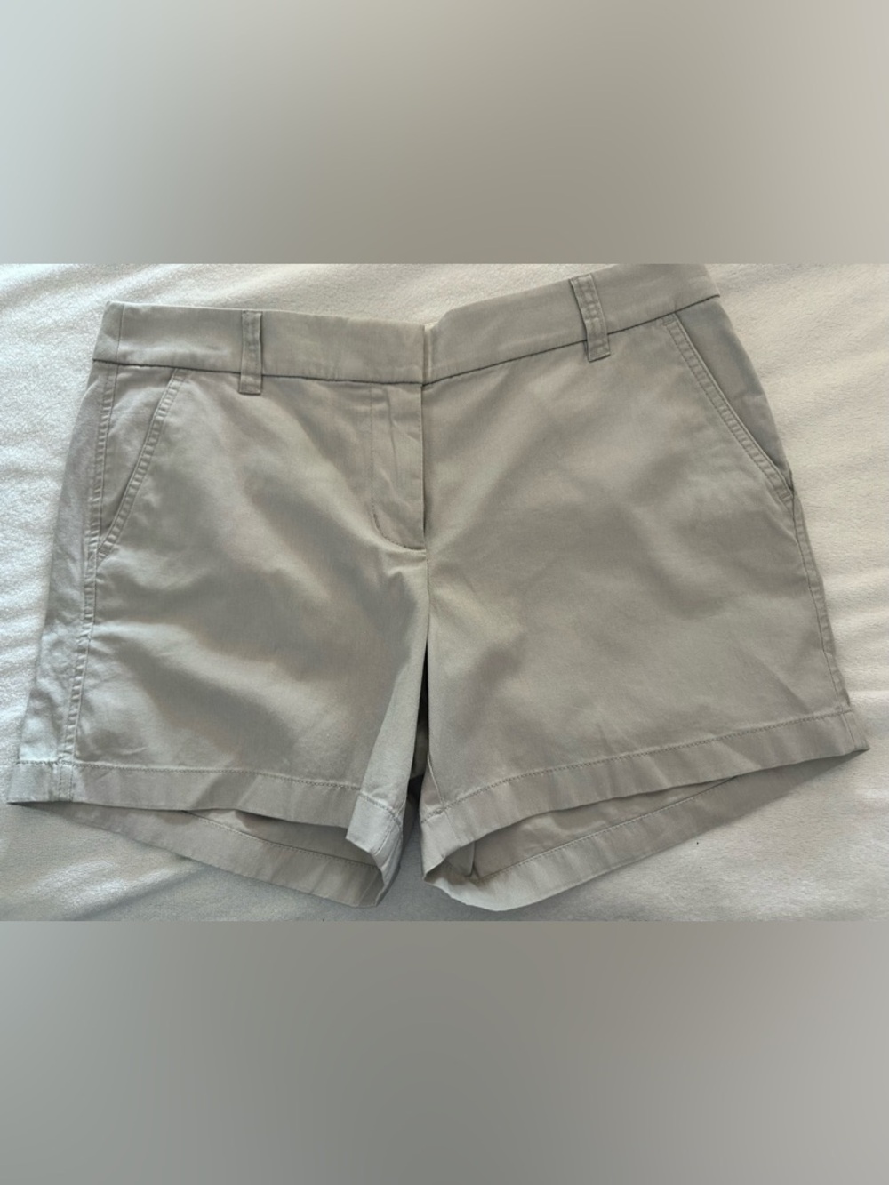 J. Crew Stone Gray Casual Cotton Shorts